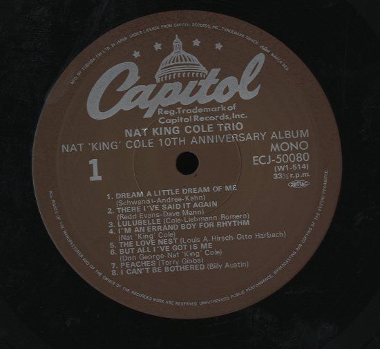 Nat King Cole Trio* - 10th Anniversary Album (LP, Album, Mono, RE)
