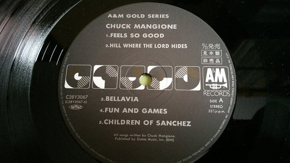 Chuck Mangione - A&M Gold Series  (LP, Comp, Promo)