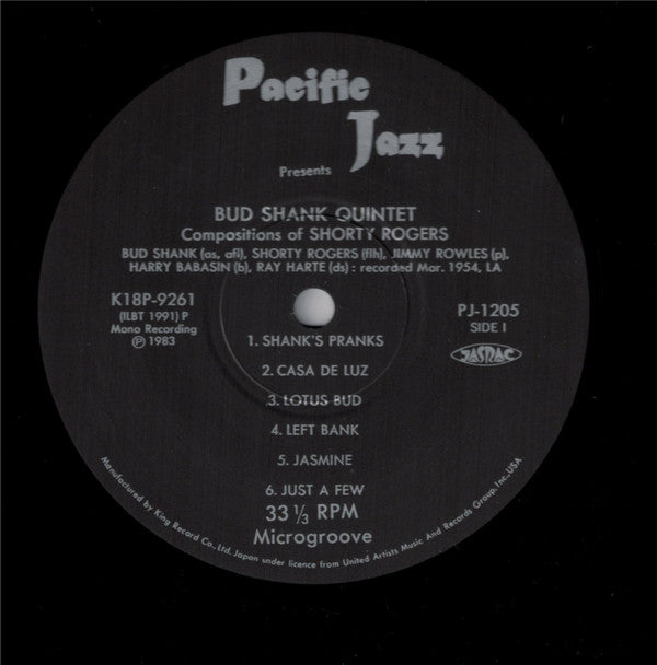 Bud Shank - Bud Shank - Shorty Rogers - Bill Perkins(LP, Album, Mon...
