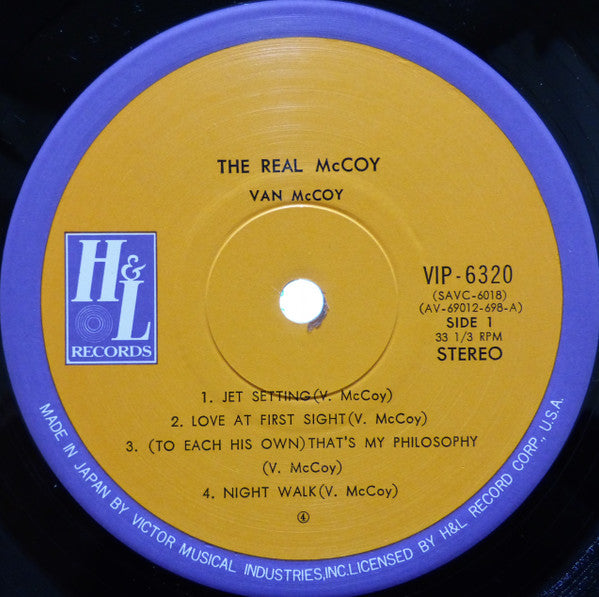 Van McCoy = ヴァン・マッコイ* - The Real McCoy = リアル・マッコイ (LP, Album)