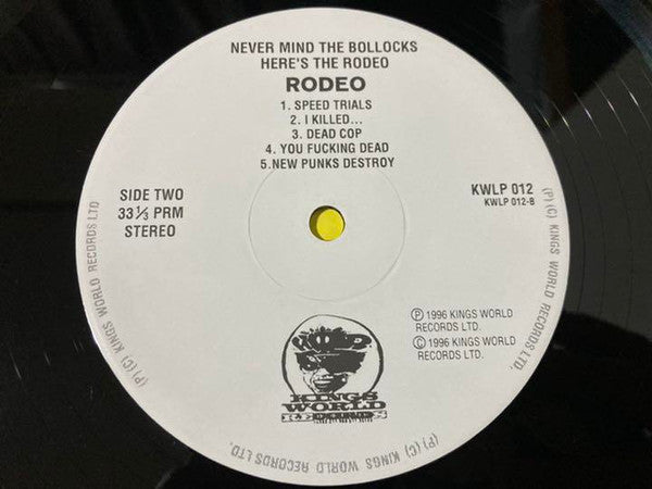 Rodeo (8) - Never Mind The Bollocks Here's The Rodeo (LP, Album, Ltd)