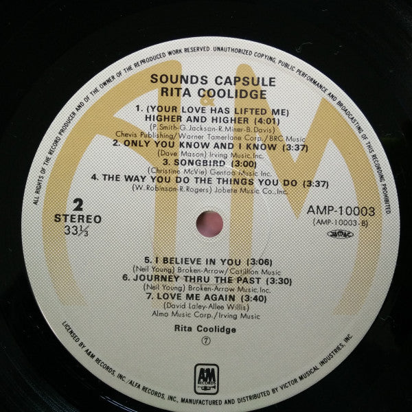 Rita Coolidge - Rita Coolidge - Sounds Capsule (LP, Comp)