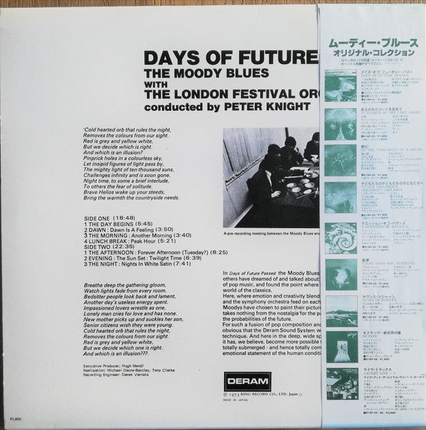 The Moody Blues - Days Of Future Passed (LP, Album, RE)