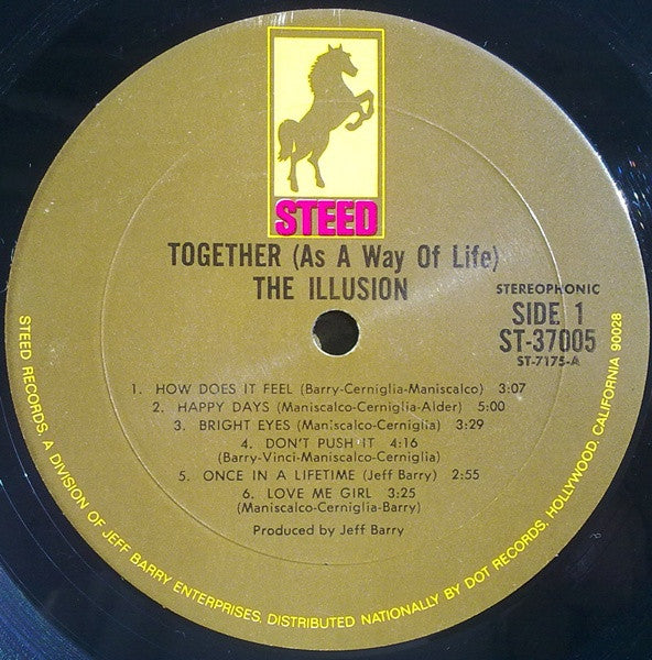 The Illusion - Together (As A Way Of Life) (LP, Album, Mon)