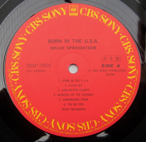 Bruce Springsteen - Born in The USA (LP, Album, Promo)