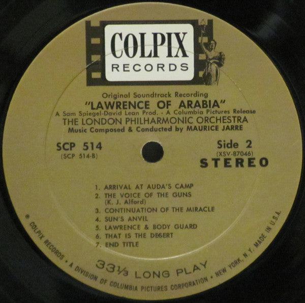 Maurice Jarre - Original Soundtrack Recording:  Lawrence Of Arabia(LP)