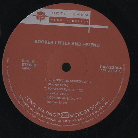 Booker Little - Booker Little And Friend* (LP, Album, RE)