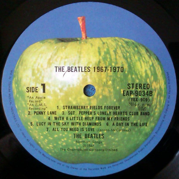 The Beatles - 1967-1970 (2xLP, Comp, RE)