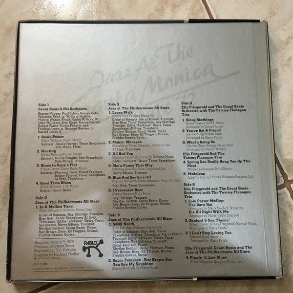 Various - Jazz At The Santa Monica Civic '72 (3xLP, Album + Box)