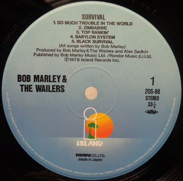 Bob Marley & The Wailers - Survival (LP, Album, RP, 140)