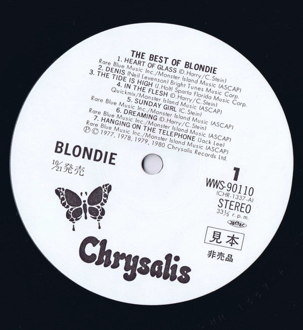 Blondie - The Best Of Blondie (LP, Comp, Promo)