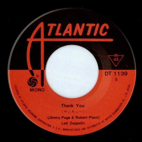 Led Zeppelin - Whole Lotta Love / Thank You (7"", Single, Mono)