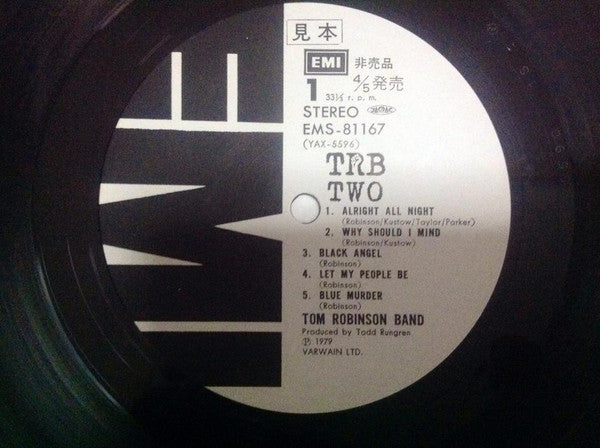 Tom Robinson Band - TRB Two (LP, Album, Promo + 7"", Single, Promo)