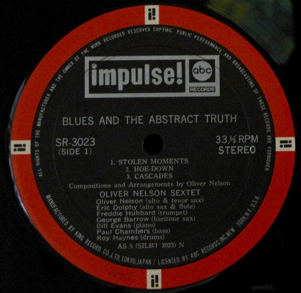 Bill Evans - The Blues And The Abstract Truth(LP, Album, RE)