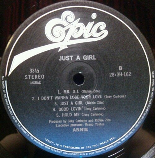 Annie (6) - Just A Girl (LP, Album)