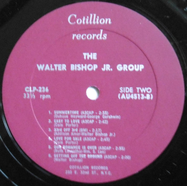 The Walter Bishop Jr. Group - Summertime (LP, Mono)