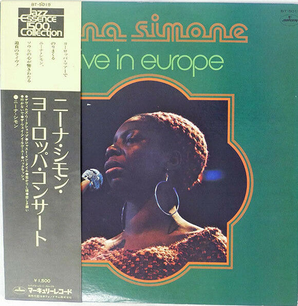 Nina Simone - Live In Europe (LP, Album, RE)