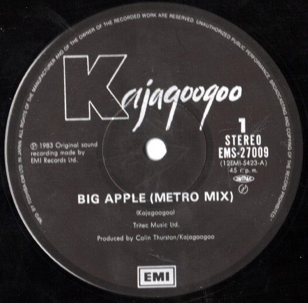 Kajagoogoo - Big Apple (12"")