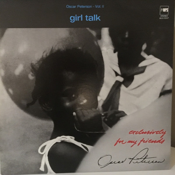 Oscar Peterson - Girl Talk (LP, Album, RE)