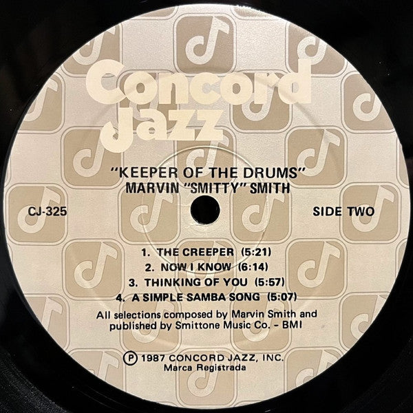 Marvin ""Smitty"" Smith - Keeper Of The Drums (LP, Album)