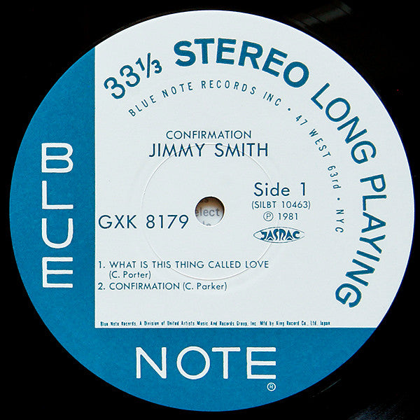 Jimmy Smith - Confirmation (LP, Album, RE)