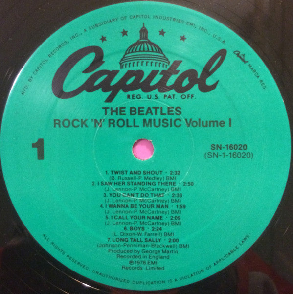 The Beatles - Rock 'N' Roll Music, Volume 1 (LP, Comp, RE, SRC)