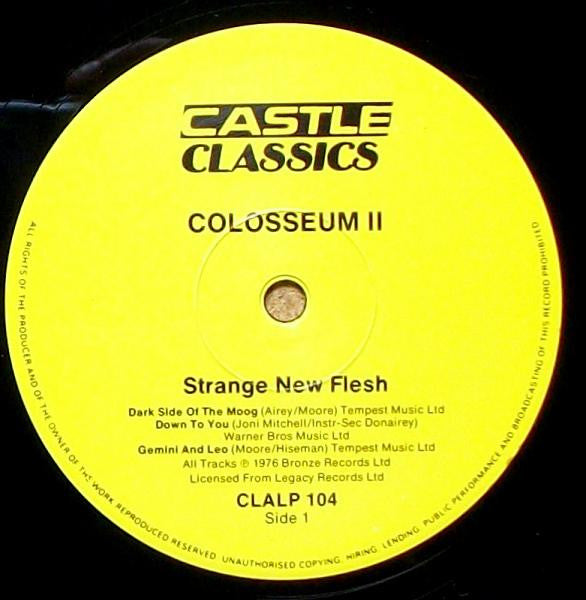 Colosseum II - Strange New Flesh (LP, Album, RE)