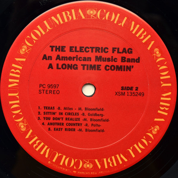 The Electric Flag - A Long Time Comin' (LP, Album, RE, San)