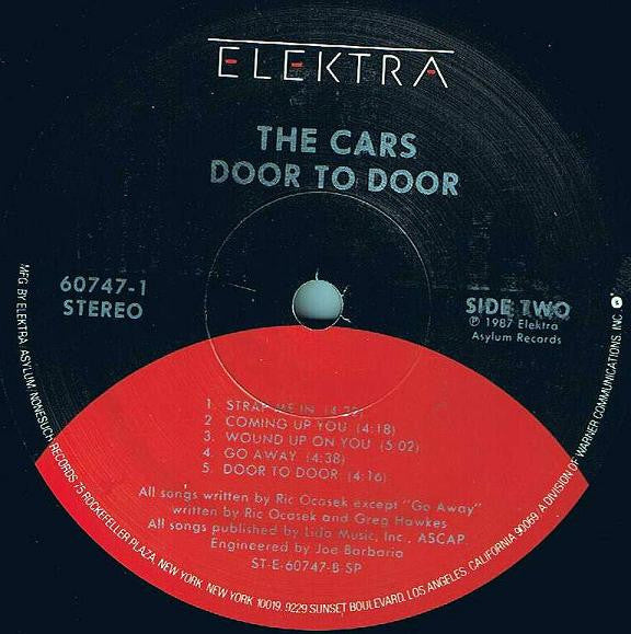 The Cars - Door To Door (LP, Album)