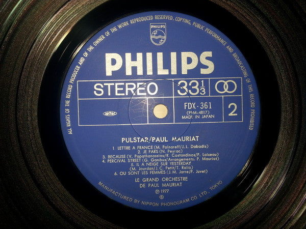 Paul Mauriat - Pulstar (LP, Album)
