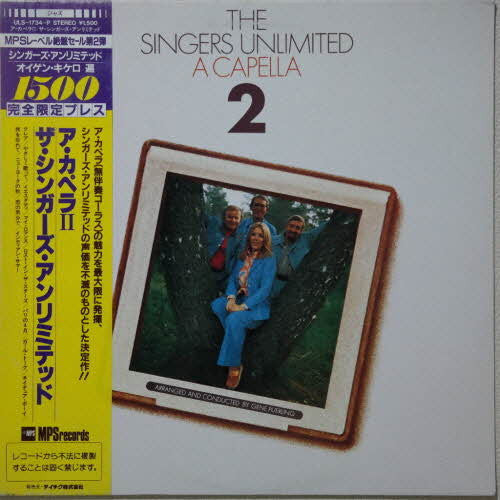 The Singers Unlimited - A Capella II (LP, Album, Ltd, RE)