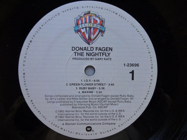 Donald Fagen - The Nightfly (LP, Album, SRC)