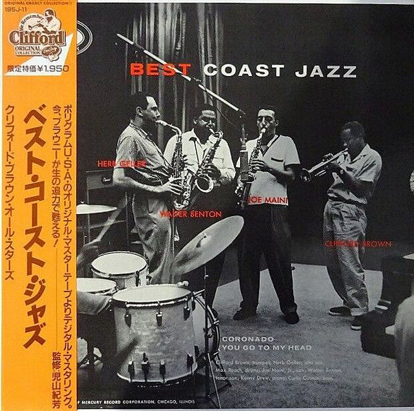 Max Roach - Best Coast Jazz(LP, Album, Mono, RE, Obi)