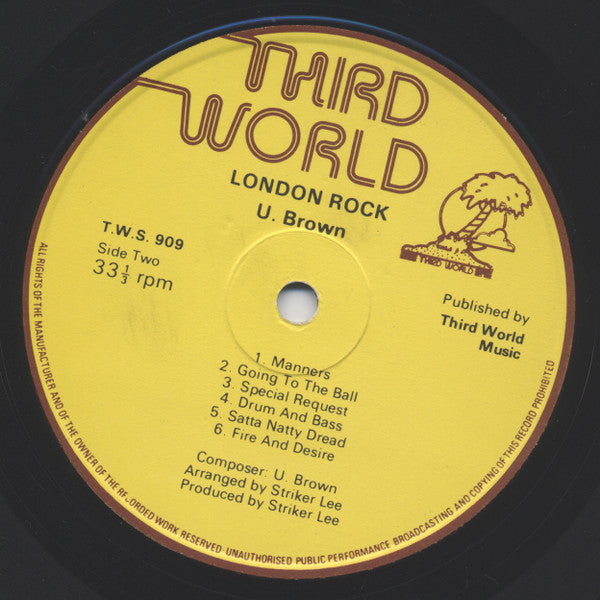 U Brown - London Rock (LP, Album)