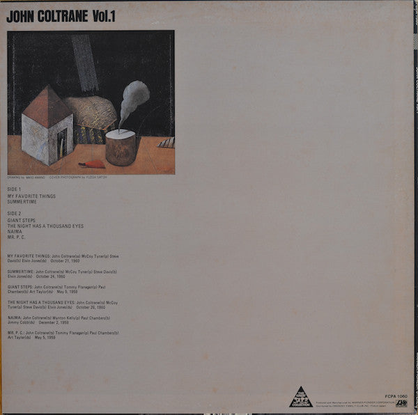 John Coltrane - John Coltrane Vol. 1 (LP, Comp)