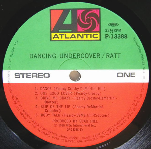 Ratt - Dancing Undercover (LP, Album)
