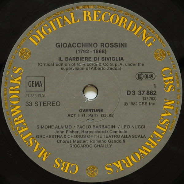 Gioacchino Rossini - Il Barbiere Di Siviglia(3xLP + Box)