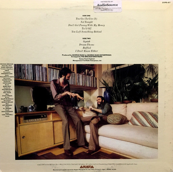 The Brecker Brothers - Detente (LP, Album)