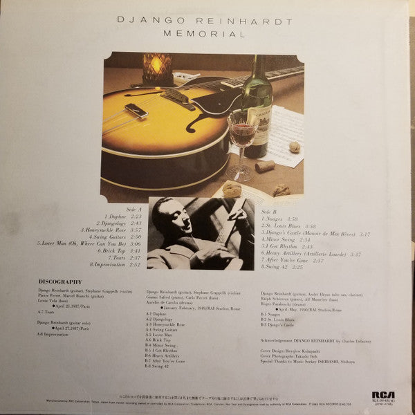 Django Reinhardt - Memorial (LP, Comp, Mono)