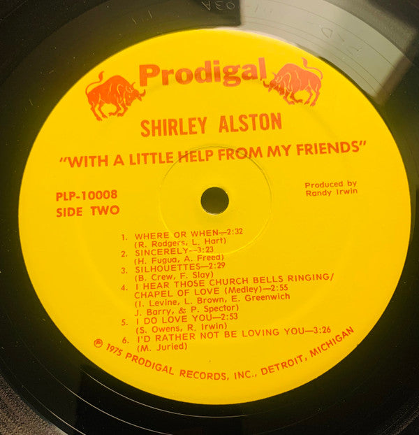 Shirley Alston - With A Little Help From My Friends (LP, Album)