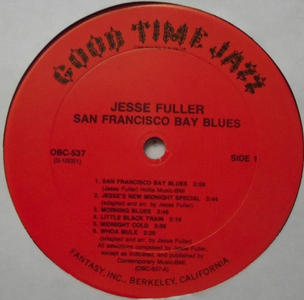 Jesse Fuller - San Francisco Bay Blues (LP, Album, RE, RM)