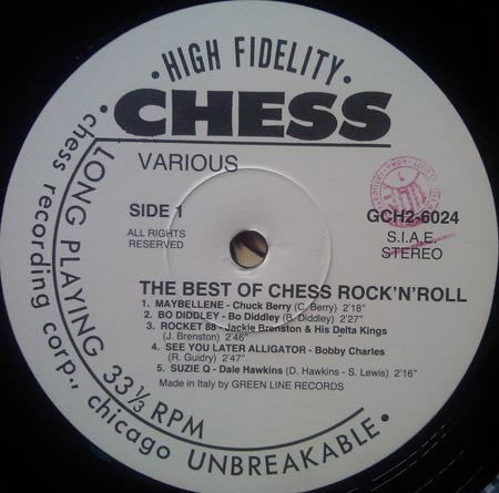 Various - The Best Of Chess Rock'n'Roll (2xLP, Comp)