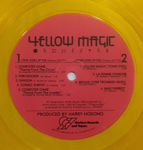 Yellow Magic Orchestra - Yellow Magic Orchestra (LP, Album, Yel)