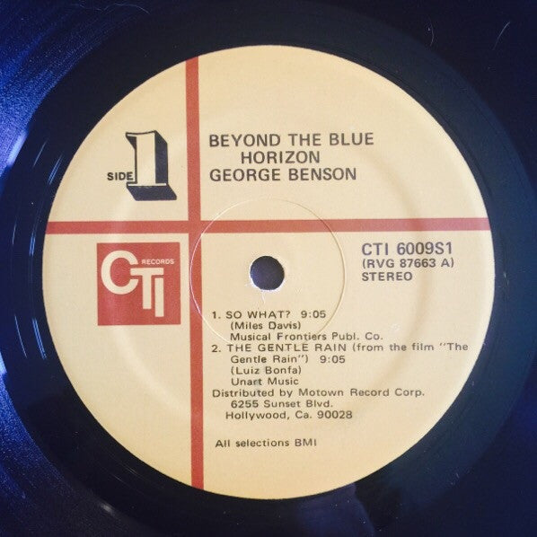 George Benson - Beyond The Blue Horizon (LP, Album, RE, Gat)