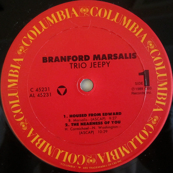 Branford Marsalis - Trio Jeepy (2xLP, Album, Car)