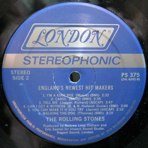 The Rolling Stones - England's Newest Hit Makers (LP, Album, RE, PRC)