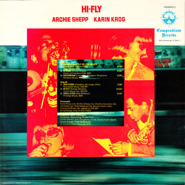 Karin Krog, Archie Shepp - Hi-Fly (LP, Album)