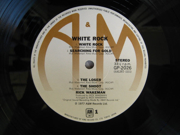 Rick Wakeman - White Rock (LP, Album)