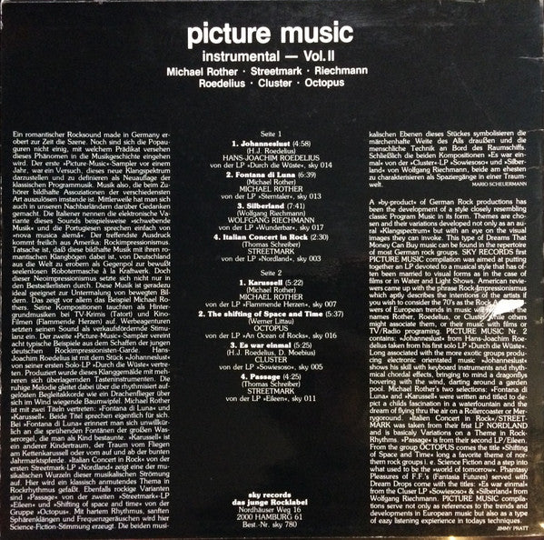 Various - Picture Music Instrumental - Vol. II (LP, Comp)