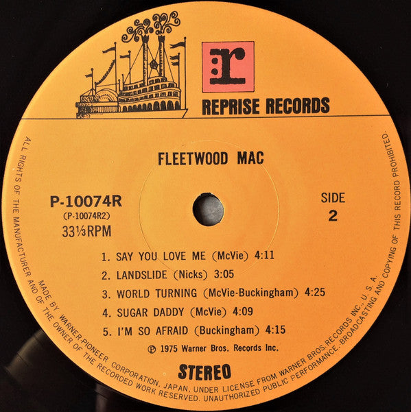 Fleetwood Mac - Fleetwood Mac (LP, Album, RP)